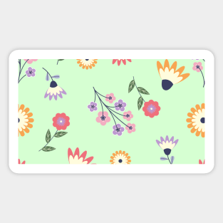 Geomatric flower pattern Sticker